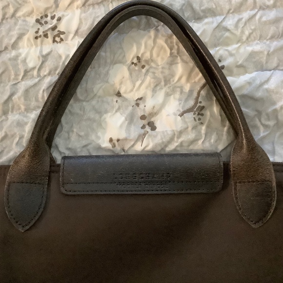 Brown Longchamp Small Pliage Bag - Picture 5 of 10